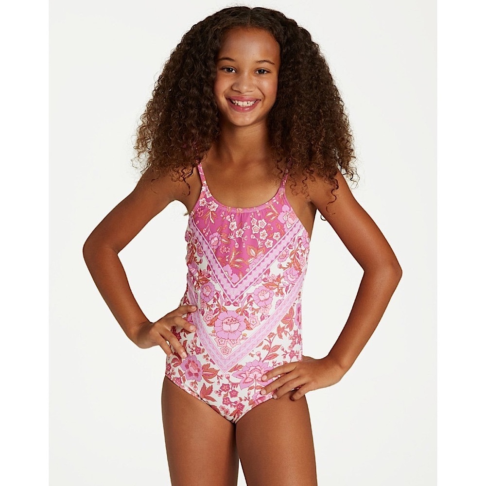 Billabong Girls’ Pink Boho Swimsuit